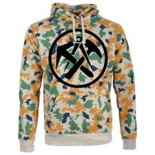 Herren Kapuzenpullover Tarn Blumentarn Dachdecker Flecktarn Zunft Geschenk DDR
