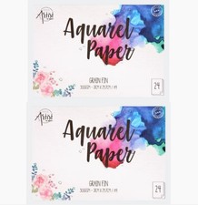 2x Aquarellblock A4 300g/m²