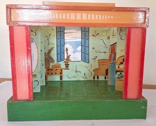 Antikes Puppentheater Art