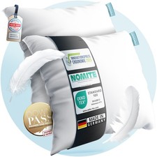 LEOSARA® Federkissen Kopfkissen Kissen 80x80 cm 1700g pro Kissen (2er Pack)