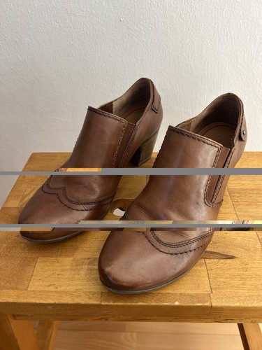 Tamaris leder hochfrontpumps - tamaris,