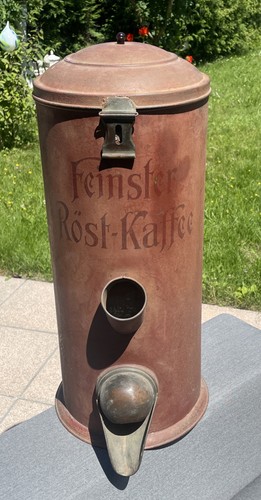 Antike kaffeeschütte kaffee - kaffeeschütte,