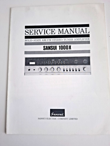 Original service manual - service, sansui