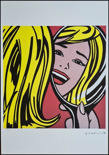 Roy lichtenstein girl in - roy, *