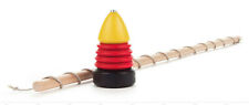 Kreisel mit Peitsche aus Holz