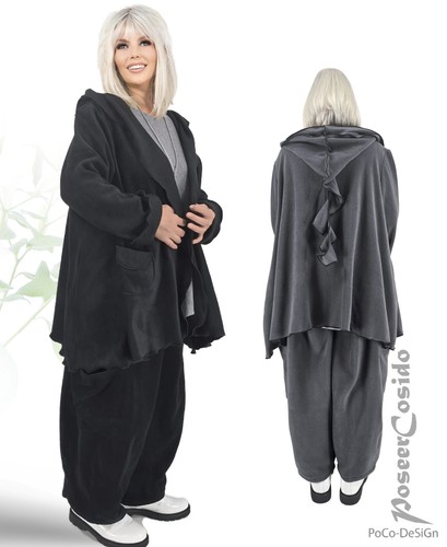 Poco lagenlook fleece - fleece, jacke