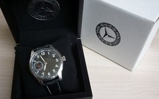 Herrenuhr Classic MERCEDES BENZ 44mm Handaufzug Sea-Gull ST36/6497, Holzbox,Neu