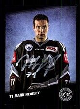 Mark Heatley SC Riessersee 2015-16 Autogrammkartel Eishockey + A 165303