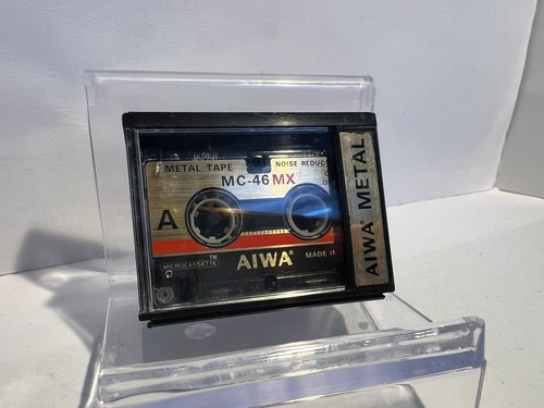 Aiwa metal microcassette - aiwa,