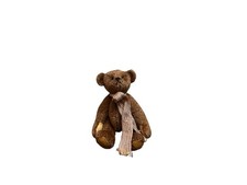 Hermann Teddy mini Teddybär mit Schal | braun 5,5 cm Sammlerteddybär Sammler