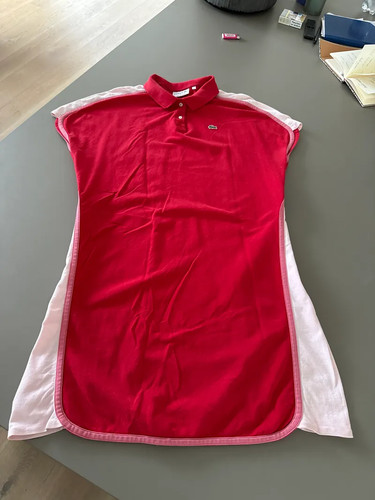 Lacoste polo kleid rot und - rot,