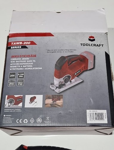 Toolcraft akku stichsäge - toolcraft, akku-stichsäge