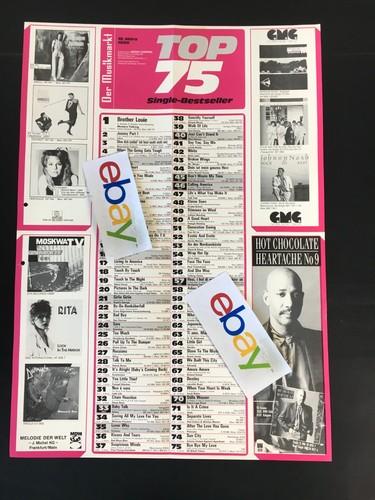 Musikmarkt charts plakat vom - musikmarkt,