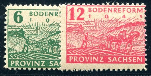Sbz 1945 86a postfrisch - 85-86a, **