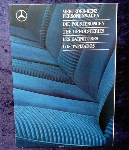 Mercedes prospekt 1987 - mercedes,