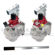 Hydraulik Handpumpe einfach o. doppelwirkend 12-45 ccm mit 1-10L mit Alutank