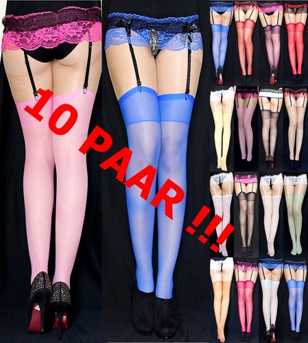 Paar straps strümpfe - 10,