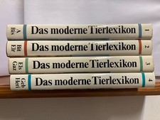 Das moderne Tierlexikon Vier Bände 1 2 3 4