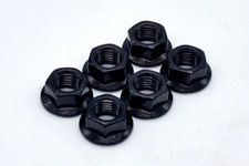 SCHWARZE EDELSTAHL FEDERBEINMUTTERN OBEN SILVIA 200SX S13 S14 S14A S15