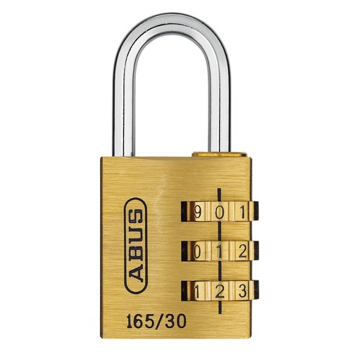 Abus zahlenschloss 165 - 165, messing
