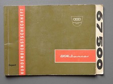 Kundendienstheft DKW Junior