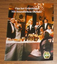 Seltene Werbung DIEBELS ALT -