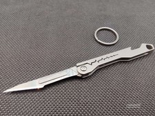 *Taschenmesser, Mini Schlüsselbund Messer, Titan, Schlüsselanhänger, EDC*