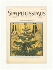 Titelseite der Nummer 39 von 1902 Bruno Paul Weihnachten Simplicissimus 0353