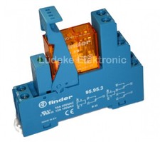 Finder Koppelrelais Komplett 230V AC max 8A mit FIN 40.52 Relais