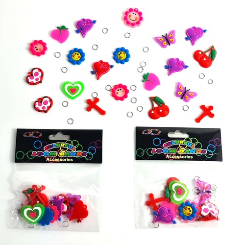 Loom bands paket charms - loom, xl