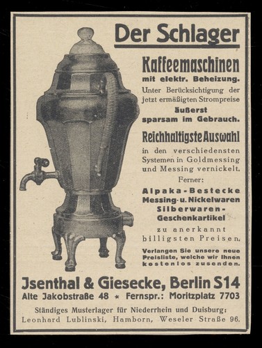 Alte werbung reklame 1924 - alte,