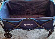 Berger Bollerwagen 129 Liter blau B - Ware Camping Caravan Outdoor Transport