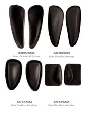 Bates Sättel Flexiblocks Knieblöcke Stützdressur/Sprung/GP/Pony schwarz/braun