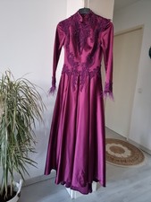 Damen Satin Kleid Wie Neu Gr 38 