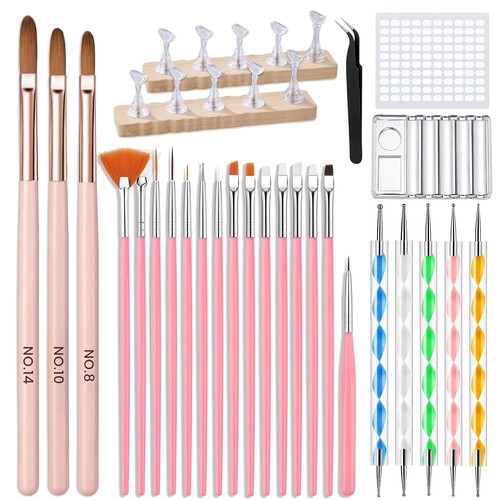 Nagel pinsel set stück - 39,