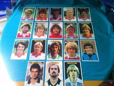 Deutsche Fußball Nationalmannschaft,1982,Maxi-Sammelbilder,Vollständig 18St.