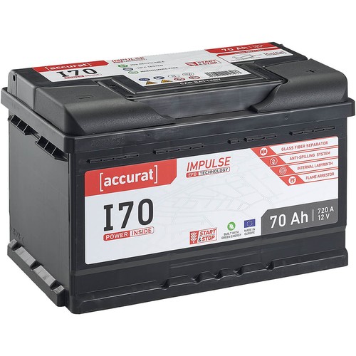 Efb batterie 12v 70ah 720a - efb,