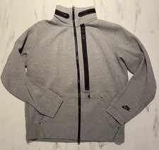 Nike Tech Windrunner Fleece Jacke ähnlich Neopren Herren grau Größe L