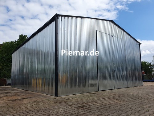 Blechgarage halle 6x8x3 35m - halle, 6x8x3,35m