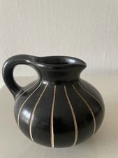 50/60-er: RITZDEKOR Keramik Vase gemarkt h=10cm  Piesche&Reif  SGRAFITTO
