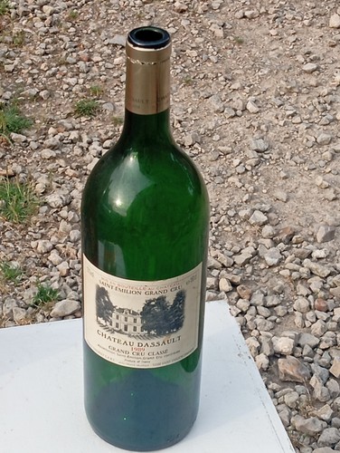 Leere flasche wein - leere, saint