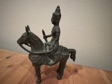 Bronze Krieger auf Pferd Figur