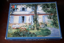 Puzzle: MB 1500 Teile, Édouard Manet "Maison de Campagne à / Landhaus in Rueil"