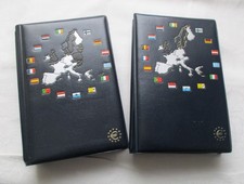 2x leere Mini-Münz-Euro-Alben
