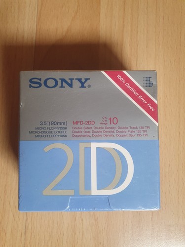 Sony mfd 2dd disketten - mfd-2dd, 3,5"