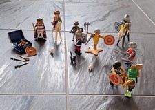 Playmobil Ritter Figuren, Pferde, Schatz, Waffen