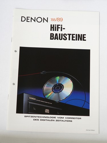 Denon prospekt 1988 - prospekt, 1988/89