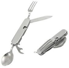 Campingbesteck Reisebesteck Feldbesteck Outdoor Gabel Messer Löffel Edelstahl 