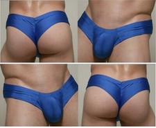 MCT 18409 Herren Swell Push-Up Rio SLIP GAY Briefs BULGE POUCH in BLAU in S-XL