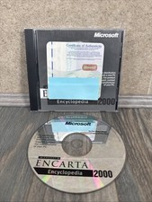 Microsoft Encarta Encyclopaedia 2000 Interactive PC ROM Disc mit Produkt-ID
